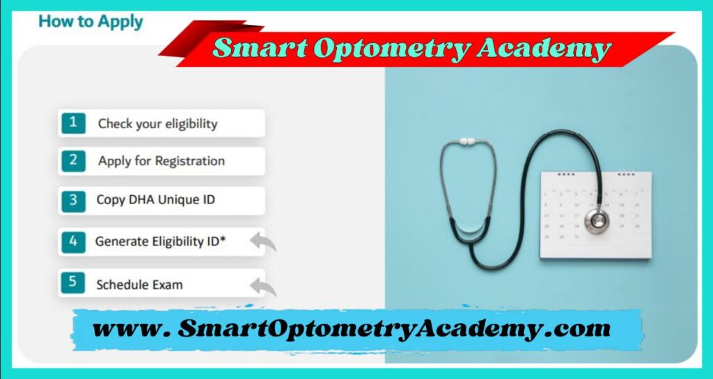 How to Apply for DHA optometry License Exam