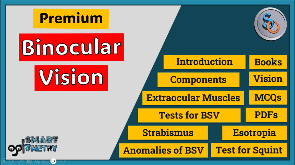 Binocular Vision course for Optometry students.