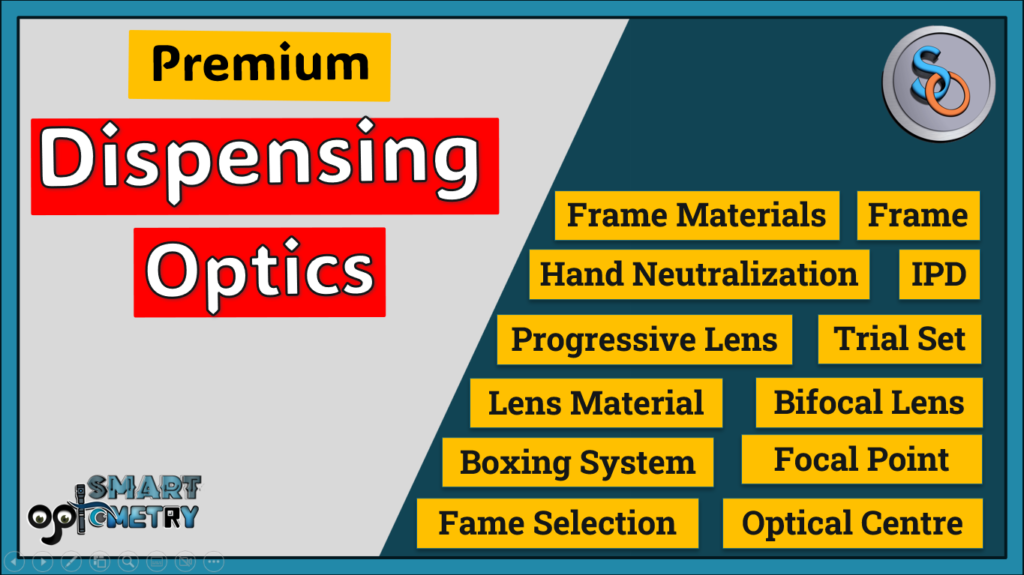 Dispensing Optics course for Optometry students.