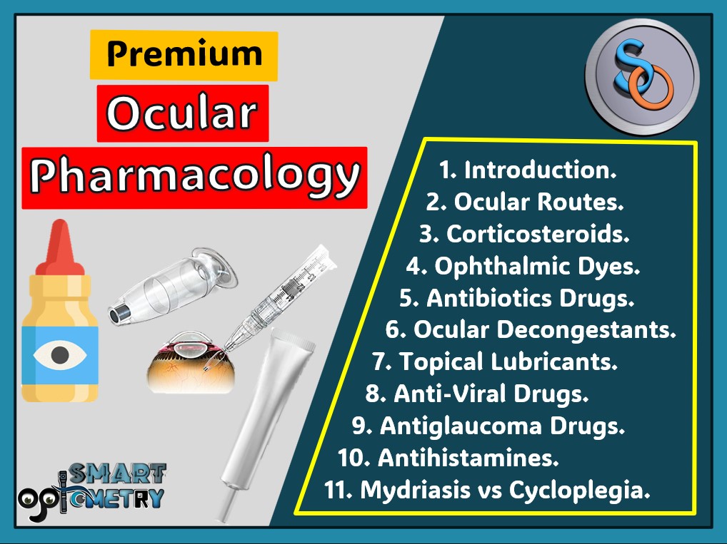 Ocular Pharmacology online course optometry