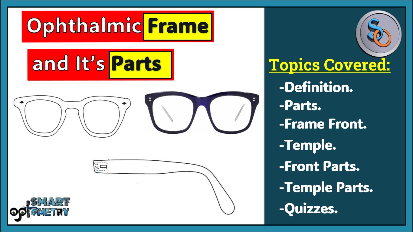 Ophthalmic Frame & it's parts