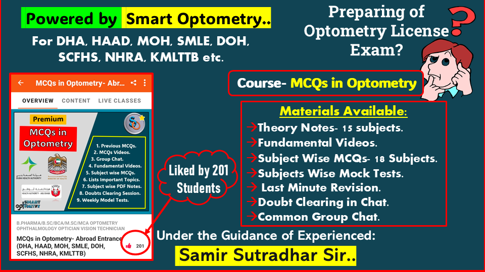 Success Stories- Optometry License Exam (Course- MCQs in Optometry, App- Optometry Notes & MCQs)