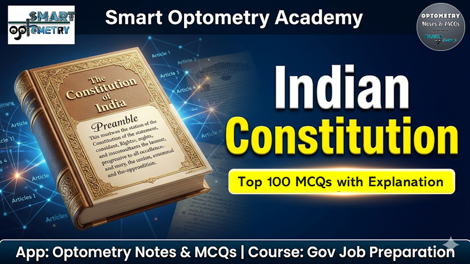 Top 100 Indian Constitution MCQs with Explanation