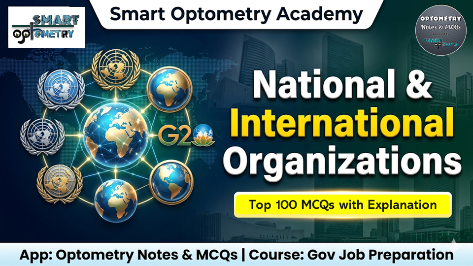 Top 100 International & National Organizations MCQs with Explanation