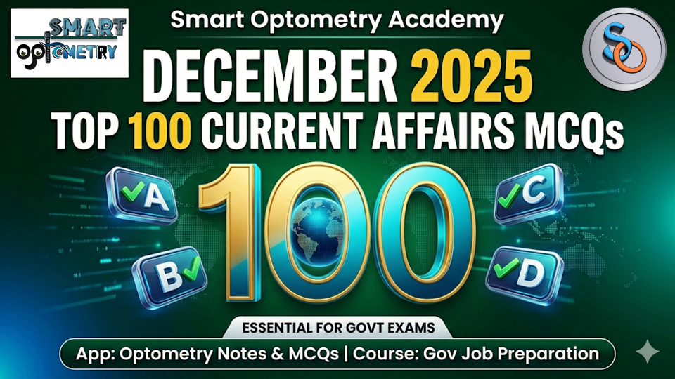 Top 100 Current Affairs MCQs - December 2025