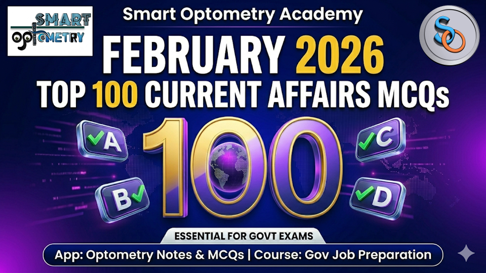 Top 100 Current Affairs MCQs - February 2026