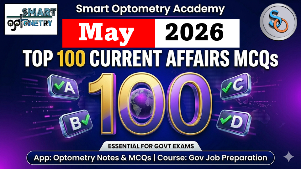 Top 100 Current Affairs MCQs - May 2026