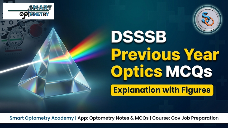 DSSSB Optometrist Previous Year MCQs- Optics in Optometry MCQs