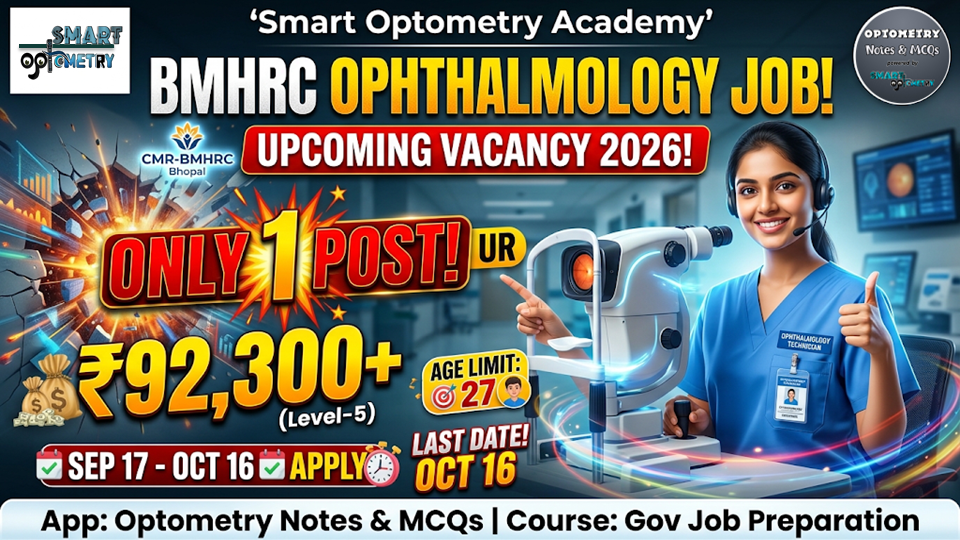 BMHRC Ophthalmology Technician 2026 — Complete Vacancy Guide, Eligibility, Fees & Preparation Strategy